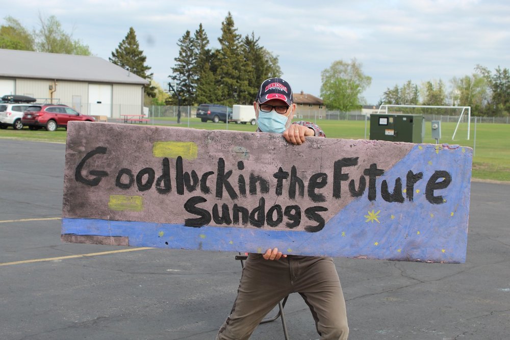 Goodluck in the Future Sundogs Sign