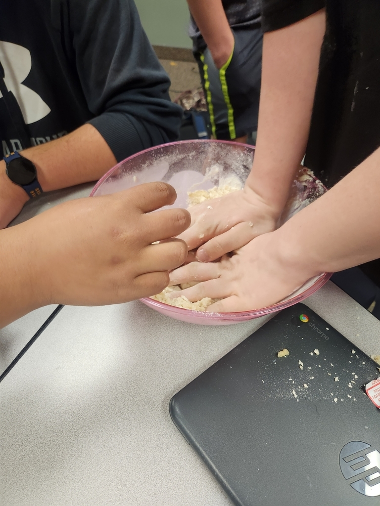 Katherine's Spanish 4 class made tortillas from scratch today and they turned out great!